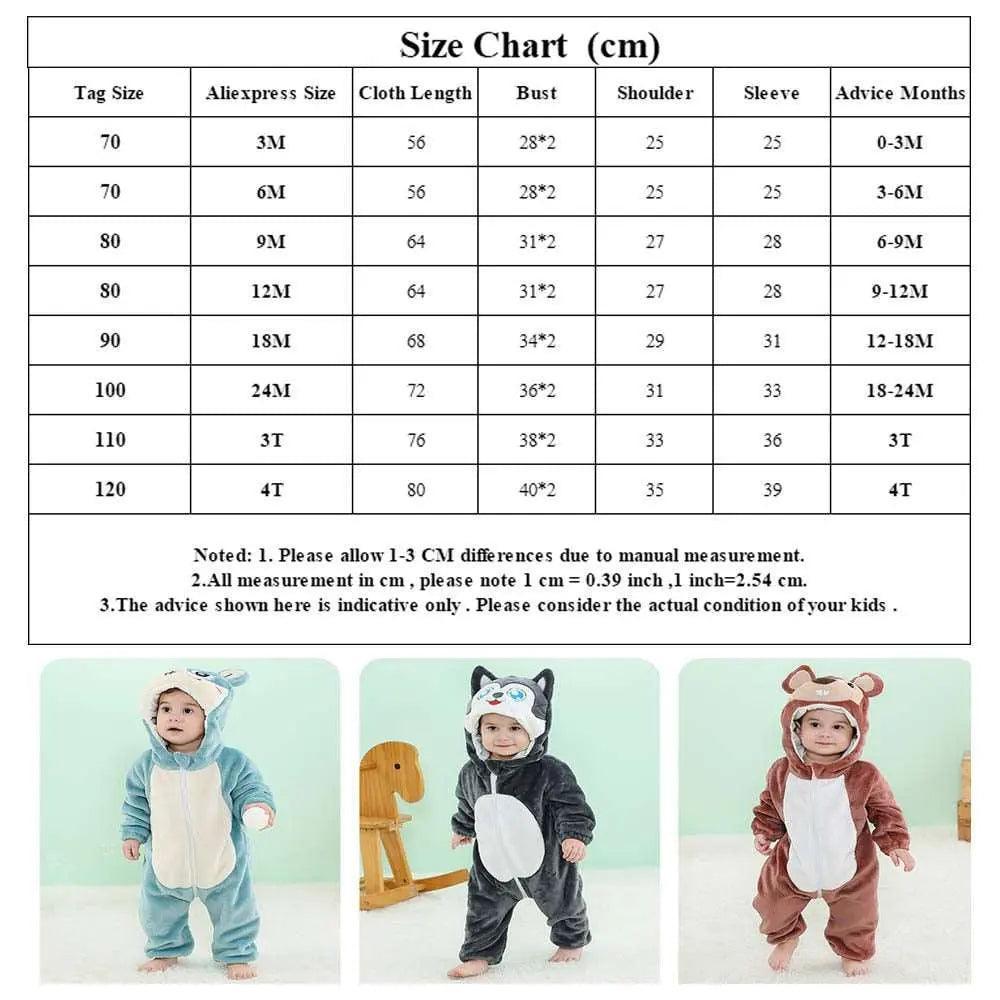 Baby Rompers Winter Costume Jacket For Girls Boys - Venus Trendy Fashion Online