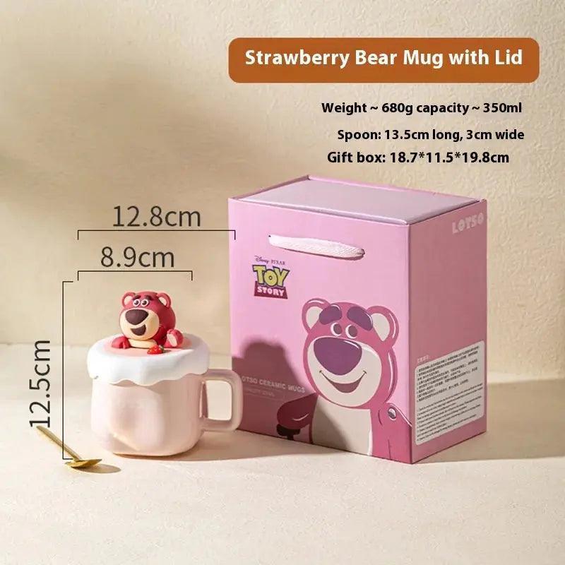 Bear Lotso Mug With Hand Cartoon Set Cup for gift - Venus Trendy Fashion Online