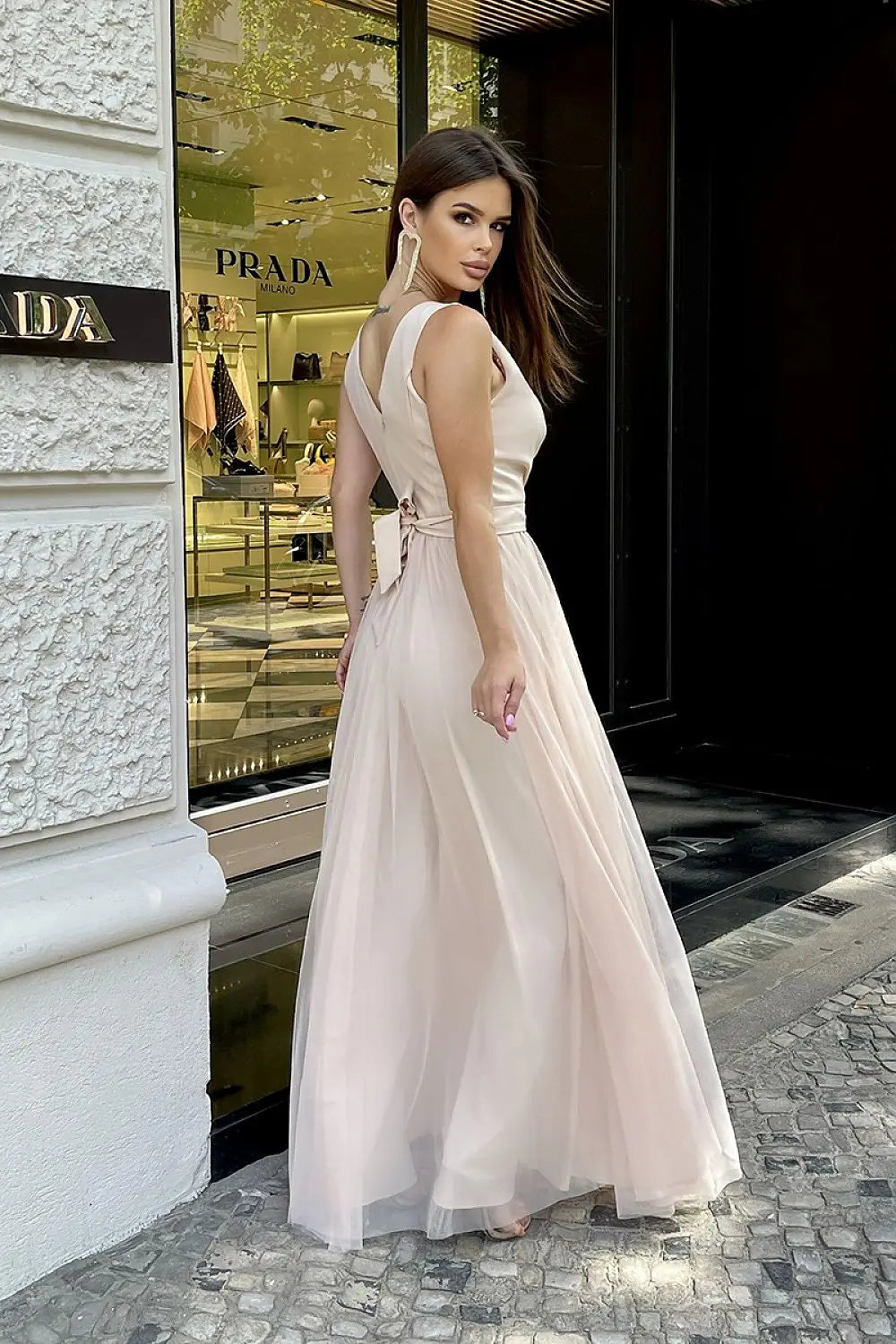 Beautiful Long Evening Maxi-dress - Venus Trendy Fashion Online
