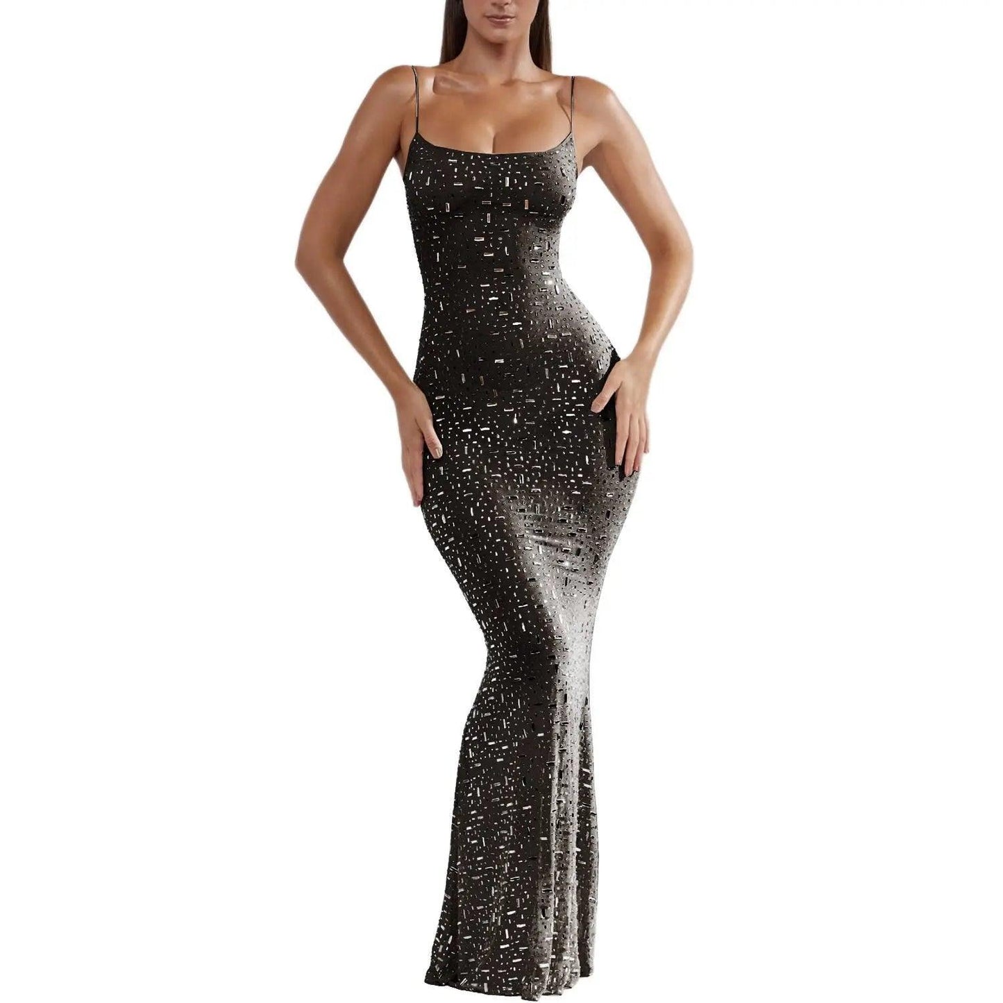 Best Women Clothes Light Diamond Sling Mermaid Dress - Venus Trendy Fashion Online