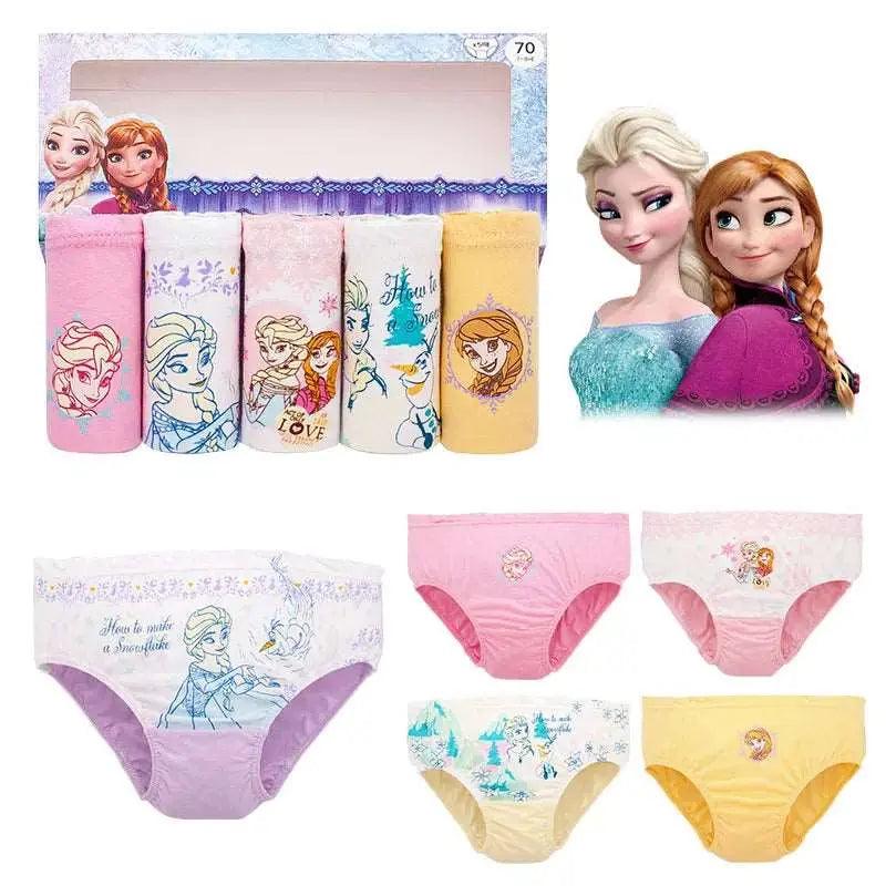 5Pcs/Box Cartoon Girls Underwear Panties For 1-14Y - Venus Trendy Fashion Online