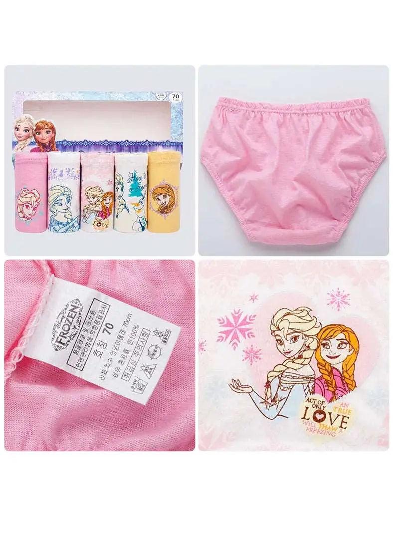 5Pcs/Box Cartoon Girls Underwear Panties For 1-14Y - Venus Trendy Fashion Online