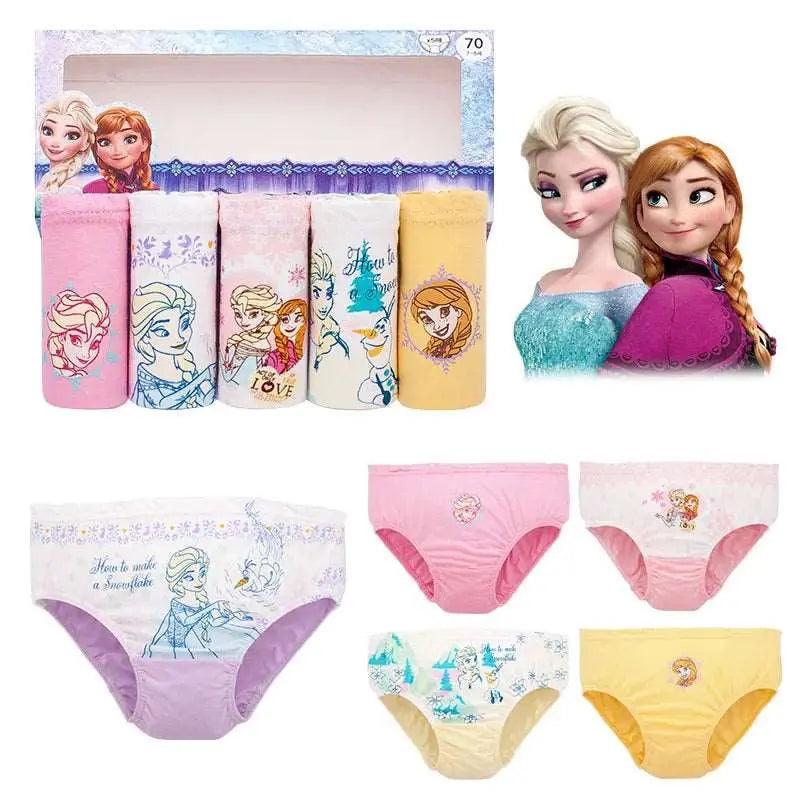 5Pcs/Box Cartoon Girls Underwear Panties For 1-14Y - Venus Trendy Fashion Online