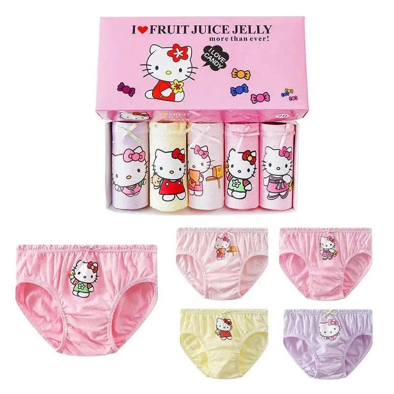 5Pcs/Box Cartoon Girls Underwear Panties For 1-14Y - Venus Trendy Fashion Online