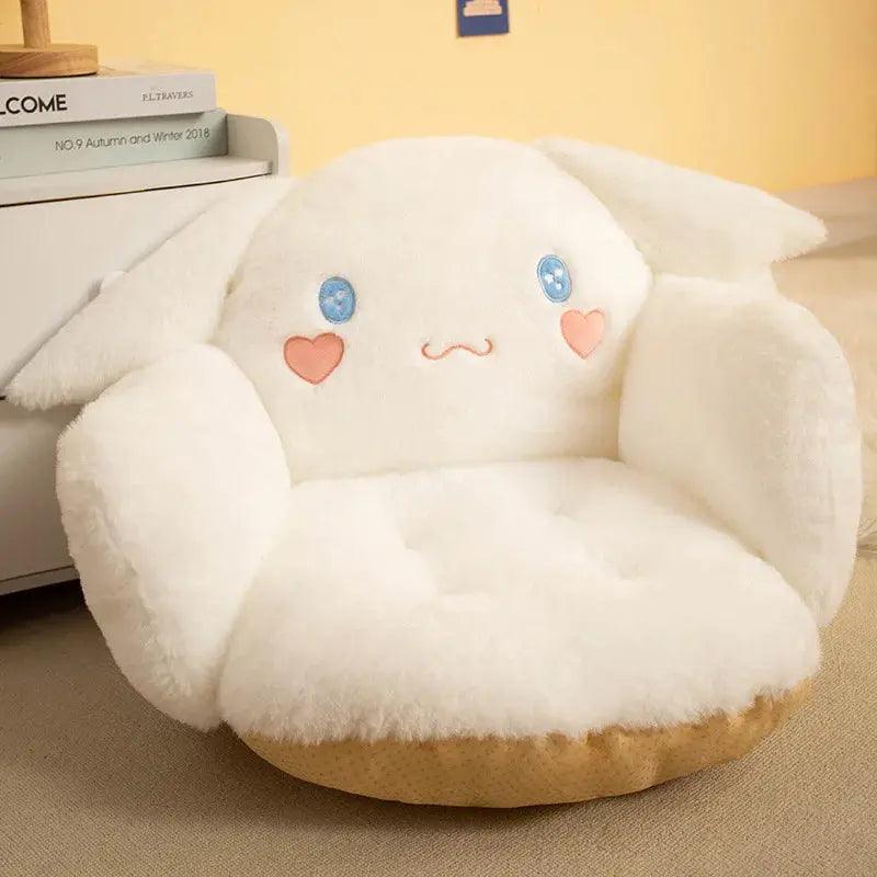 Cartoon Winter Plush Half Non-slip Chair Cushion - Venus Trendy Fashion Online