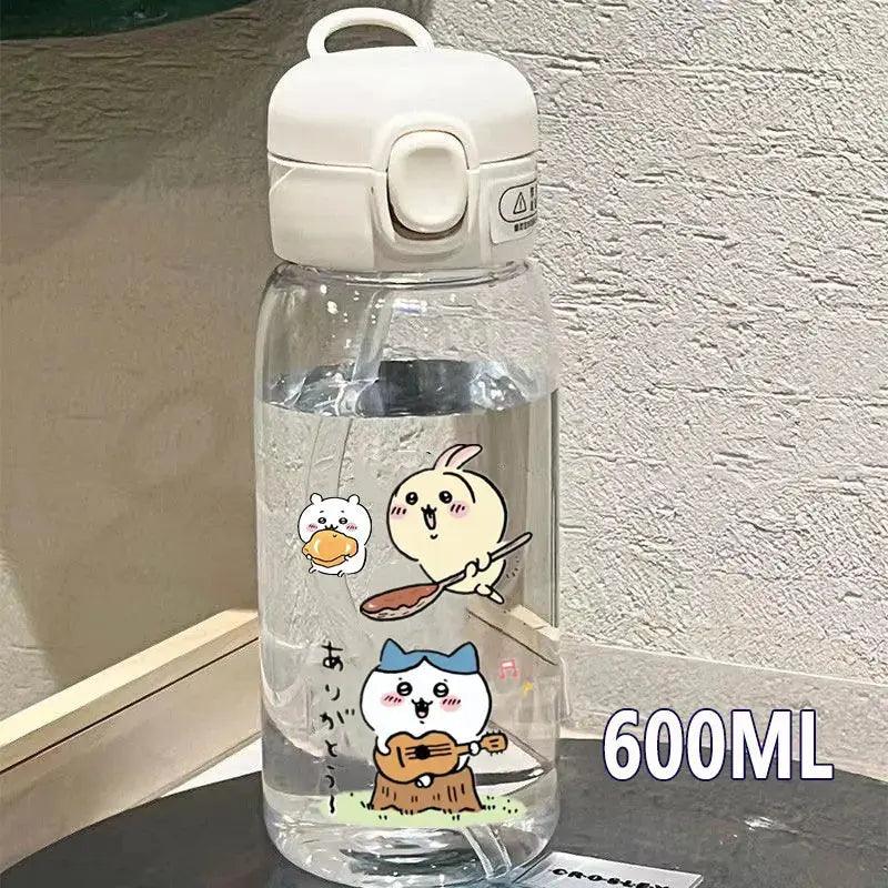 Chiikawas Portable Plastic 600 ML Sport Water Bottle - Venus Trendy Fashion Online