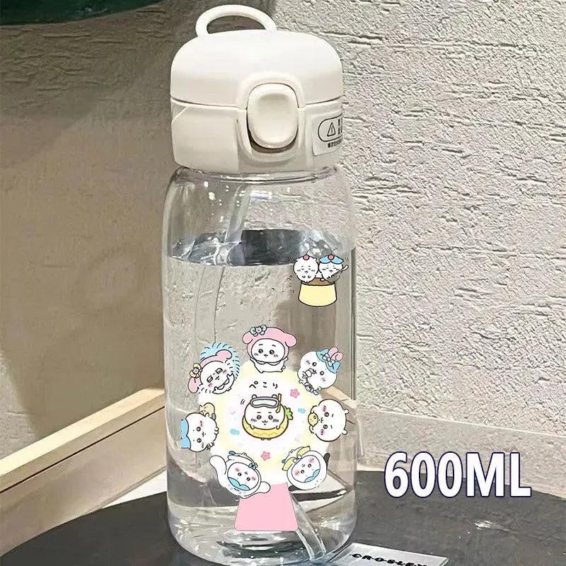 Chiikawas Portable Plastic 600 ML Sport Water Bottle - Venus Trendy Fashion Online