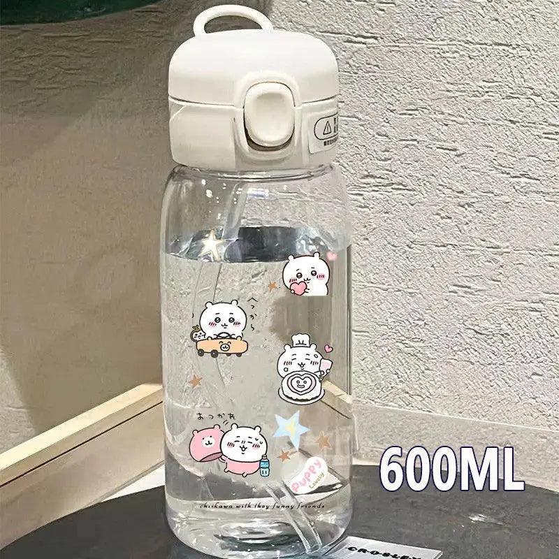 Chiikawas Portable Plastic 600 ML Sport Water Bottle - Venus Trendy Fashion Online