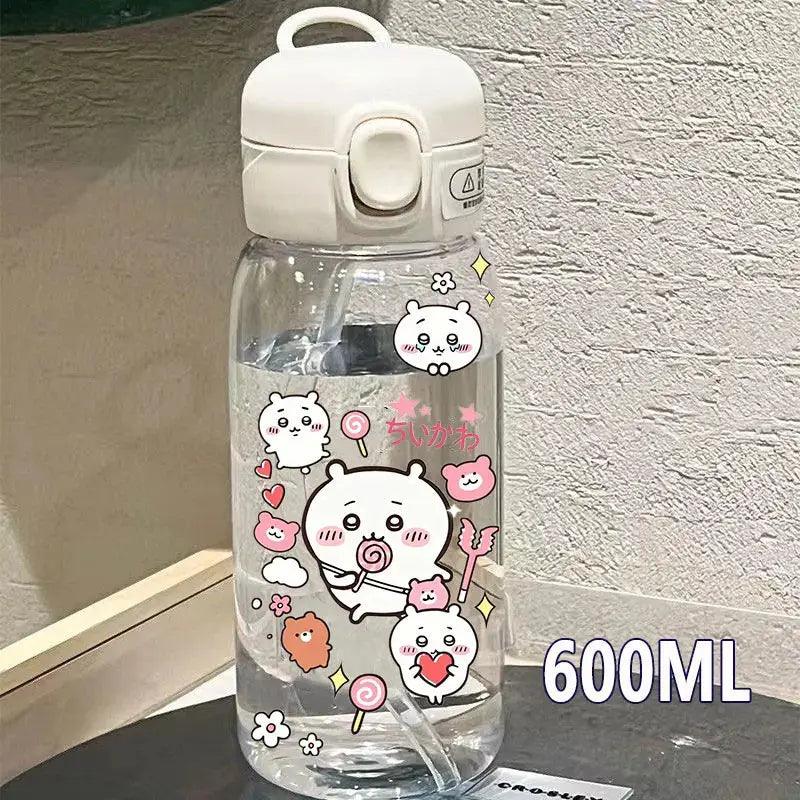 Chiikawas Portable Plastic 600 ML Sport Water Bottle - Venus Trendy Fashion Online