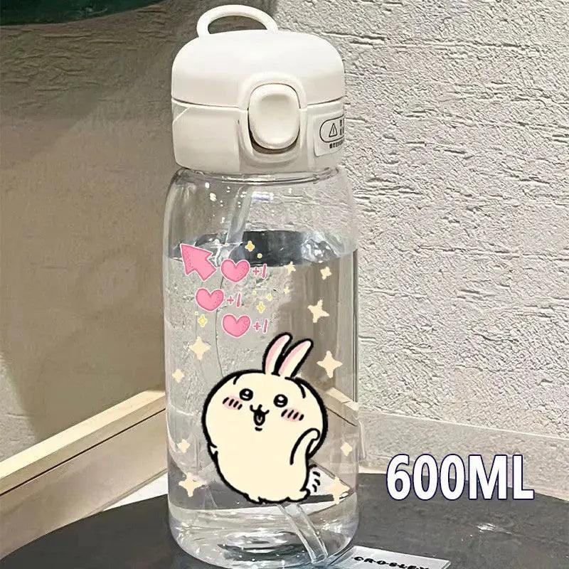 Chiikawas Portable Plastic 600 ML Sport Water Bottle - Venus Trendy Fashion Online