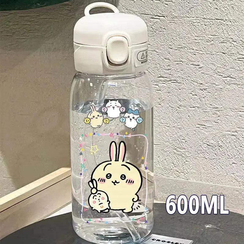 Chiikawas Portable Plastic 600 ML Sport Water Bottle - Venus Trendy Fashion Online