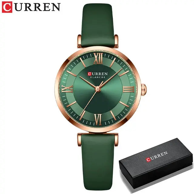 Classic Clock Leather Watch - Venus Trendy Fashion Online