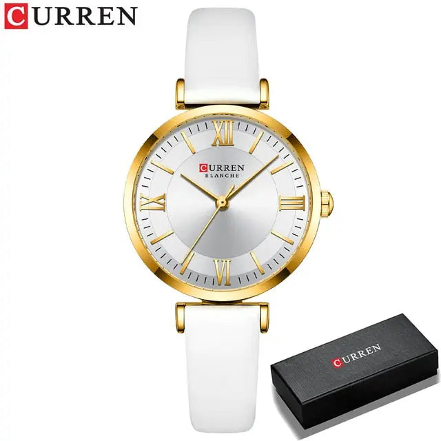Classic Clock Leather Watch - Venus Trendy Fashion Online