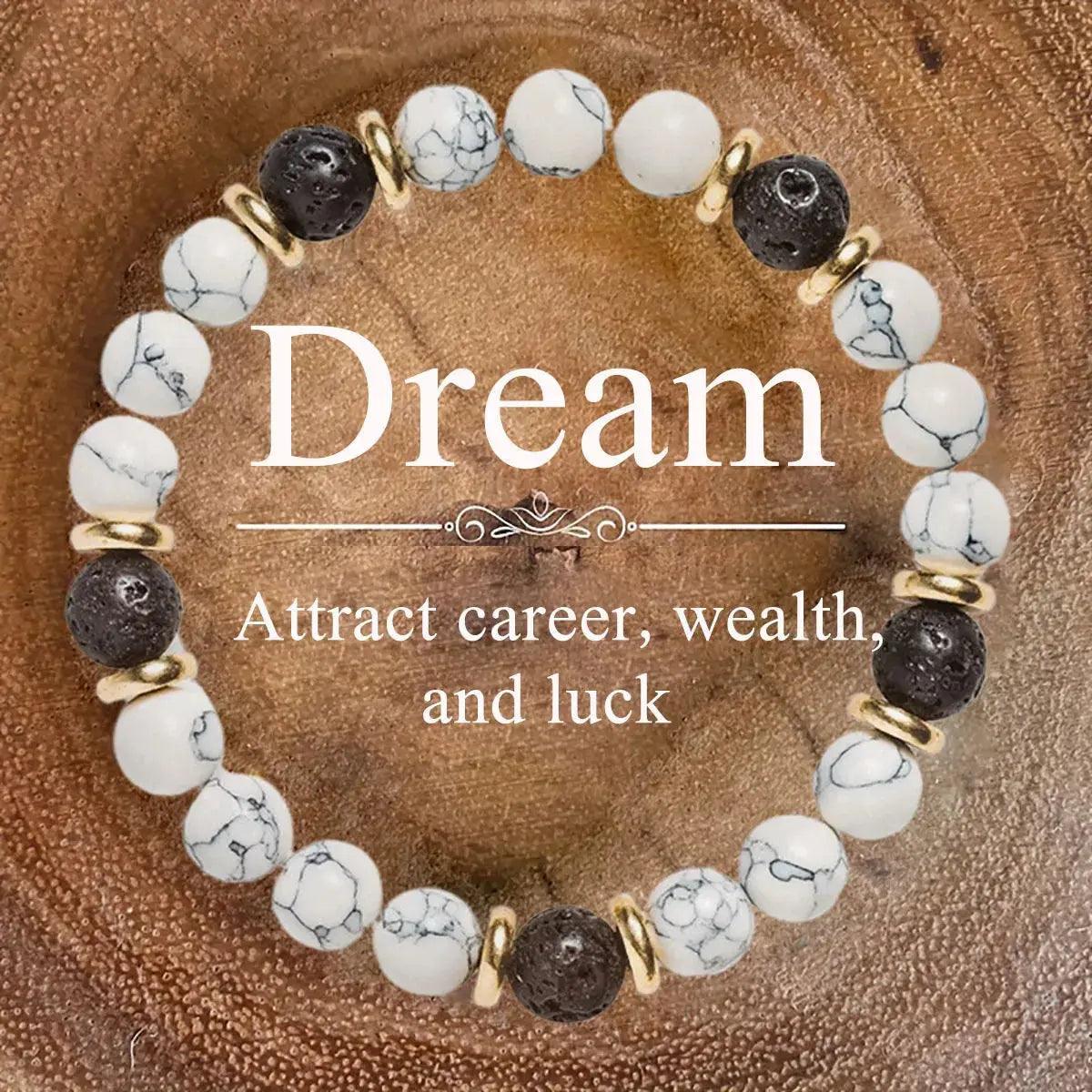 Classic Natural Stone Wealth Love Lucky Bracelet - Venus Trendy Fashion Online