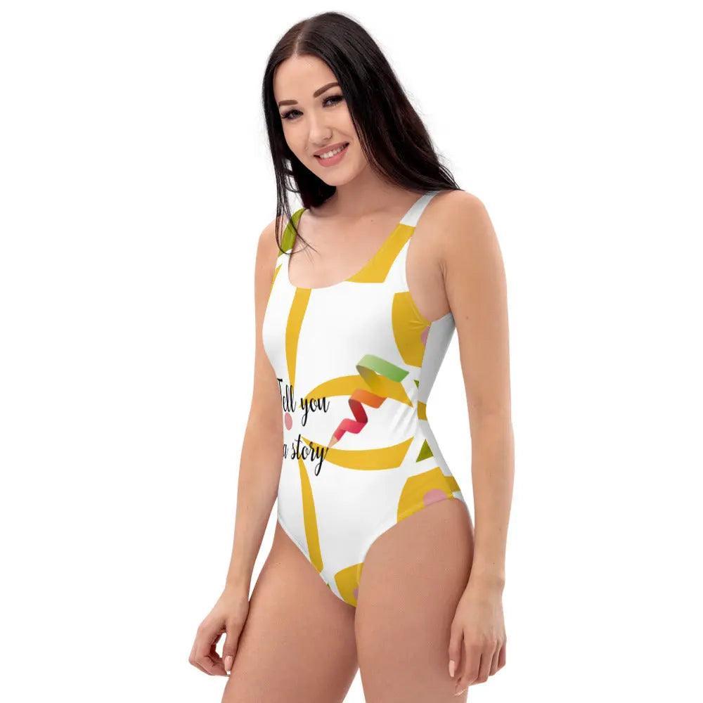 Colourful print One-Piece Swimsuit - Venus Trendy Fashion Online