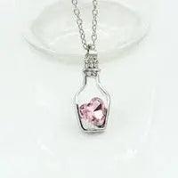 Crystal Bottle Necklace - Venus Trendy Fashion Online