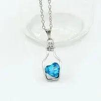 Crystal Bottle Necklace - Venus Trendy Fashion Online