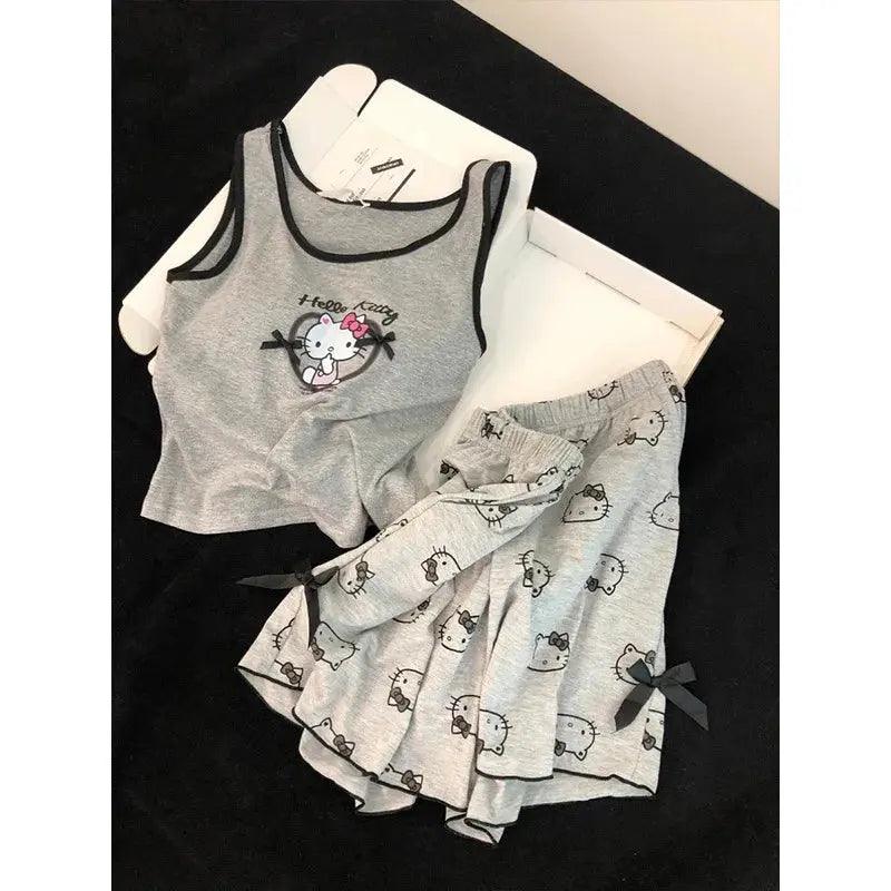 Cute Cartoons Girl's Pajamas 2 Piece Sets - Venus Trendy Fashion Online