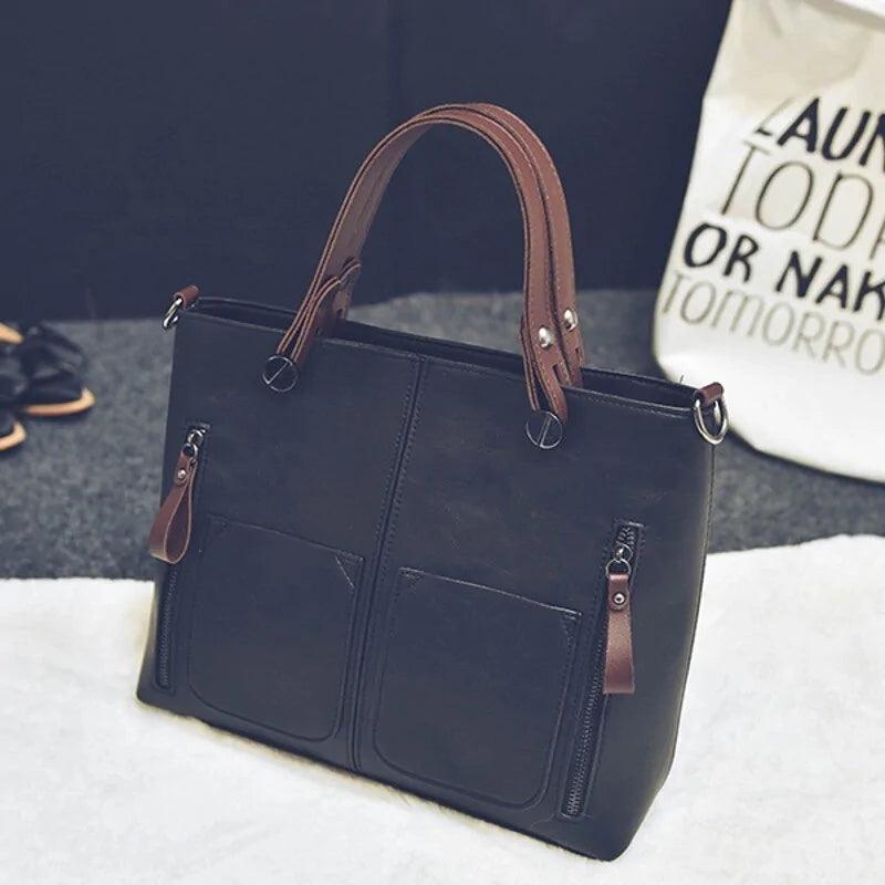 Wax Oil Leather Bag - Venus Trendy Fashion Online