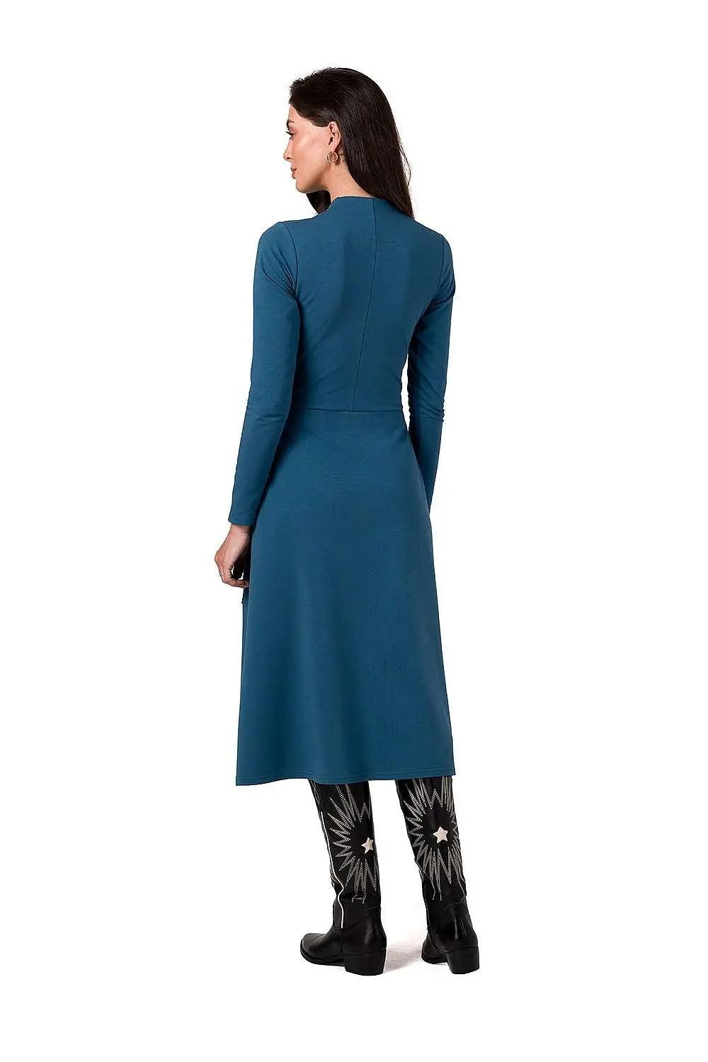 Elegance and Comfort Deep V Daydress - Venus Trendy Fashion Online