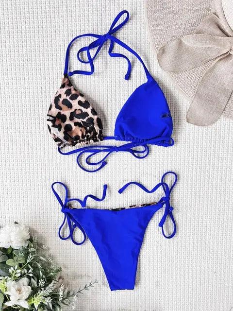 Ellolace Leopard 2 Piece Bikini Set - Venus Trendy Fashion Online