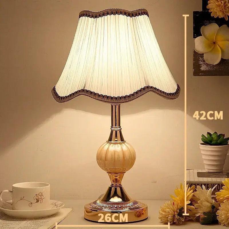 European Style Retro Classic Bedroom Bedside Lamps - Venus Trendy Fashion Online