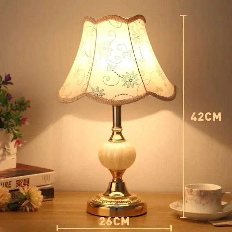 European Style Retro Classic Bedroom Bedside Lamps - Venus Trendy Fashion Online