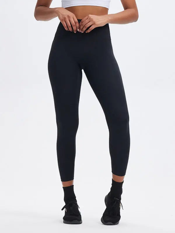 Fashionable sports yoga pants with high waist, tummy control and butt lift, peach butt fitness pants - Venus Trendy Fashion Online