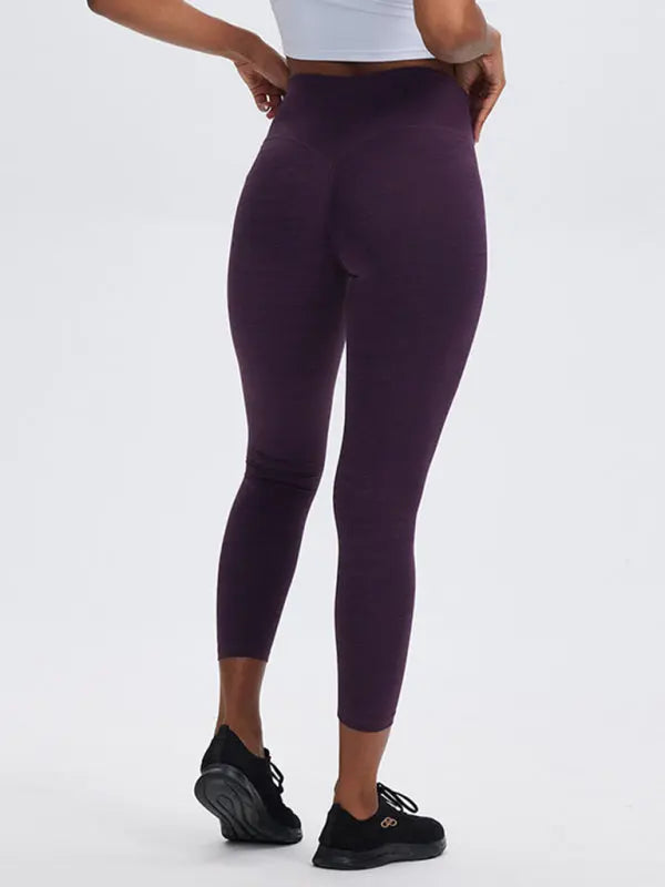 Fashionable sports yoga pants with high waist, tummy control and butt lift, peach butt fitness pants - Venus Trendy Fashion Online