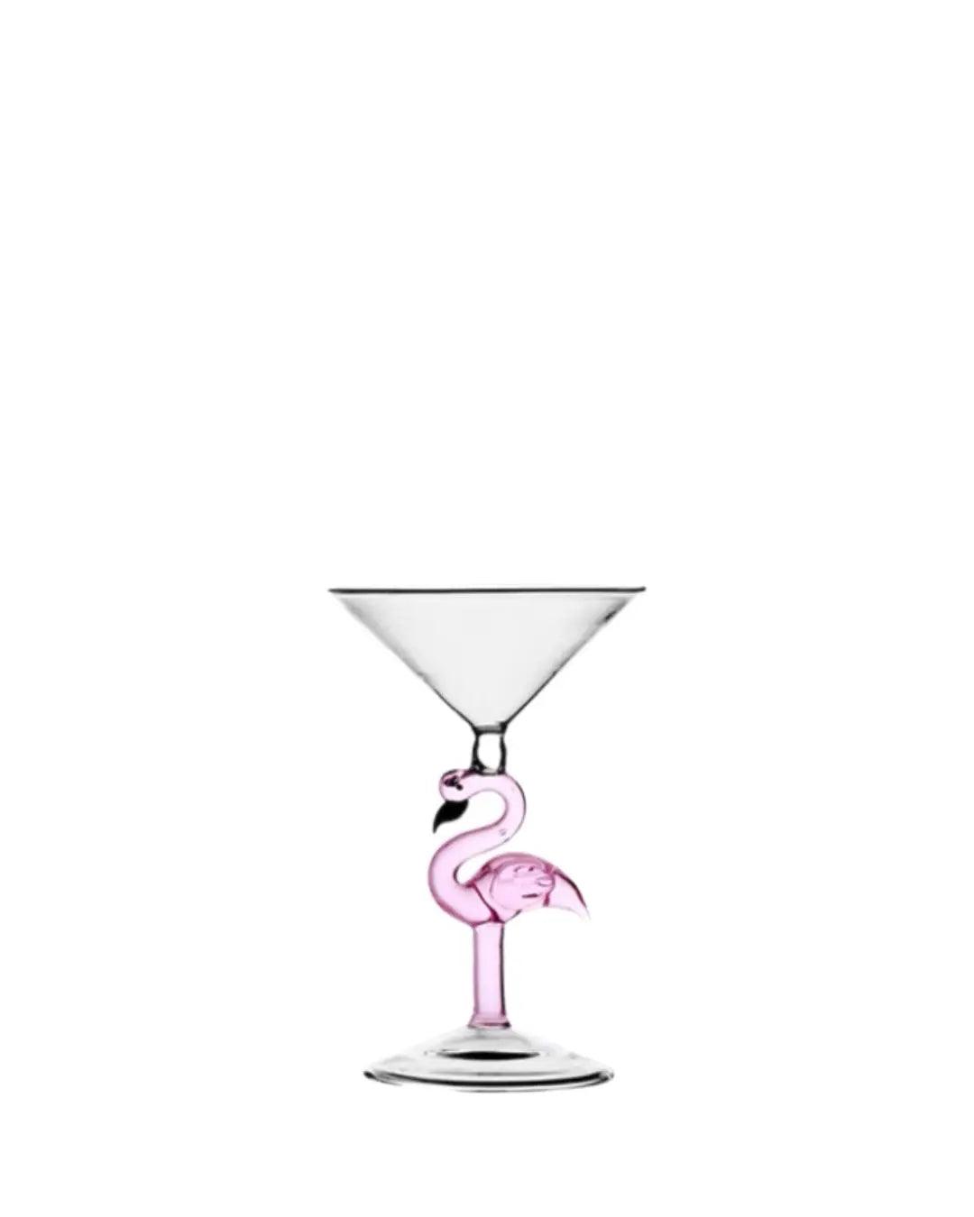 Flamingo Cocktail Glass - Venus Trendy Fashion Online