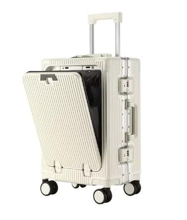 Aluminum Trolley Spacious Easy-Access Luggage - Venus Trendy Fashion Online