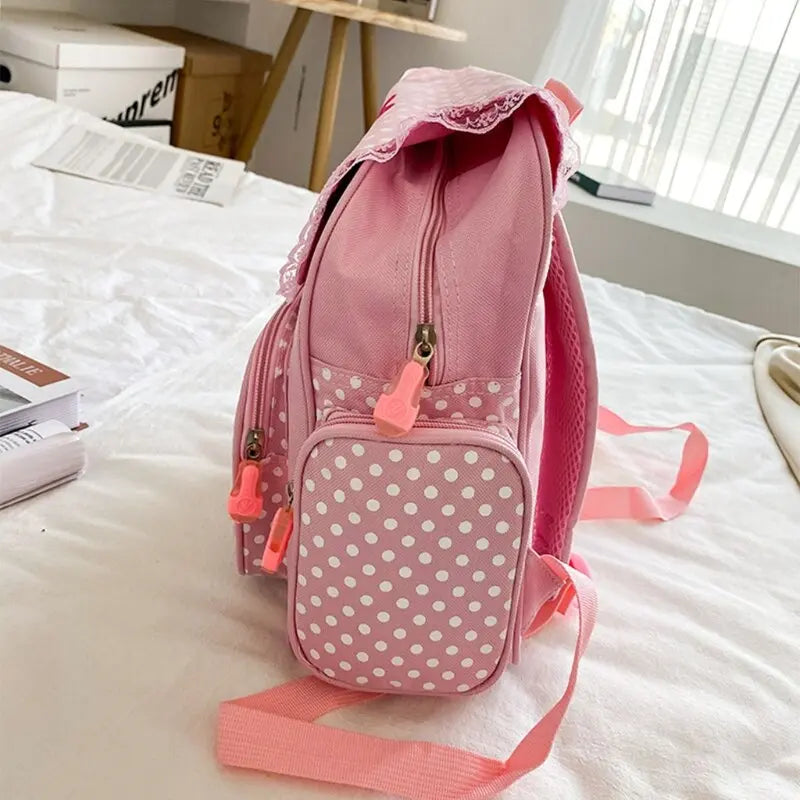 Girl Embroidery Strawberry Backpack - Venus Trendy Fashion Online
