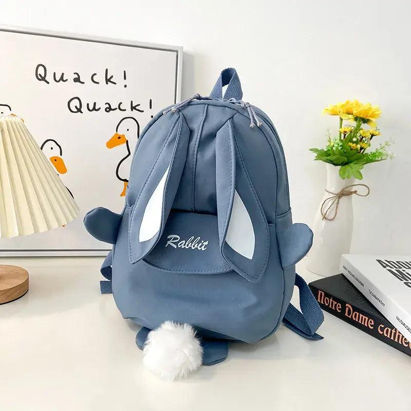 Girls Cartoon Bunny Pattern Backpack - Venus Trendy Fashion Online