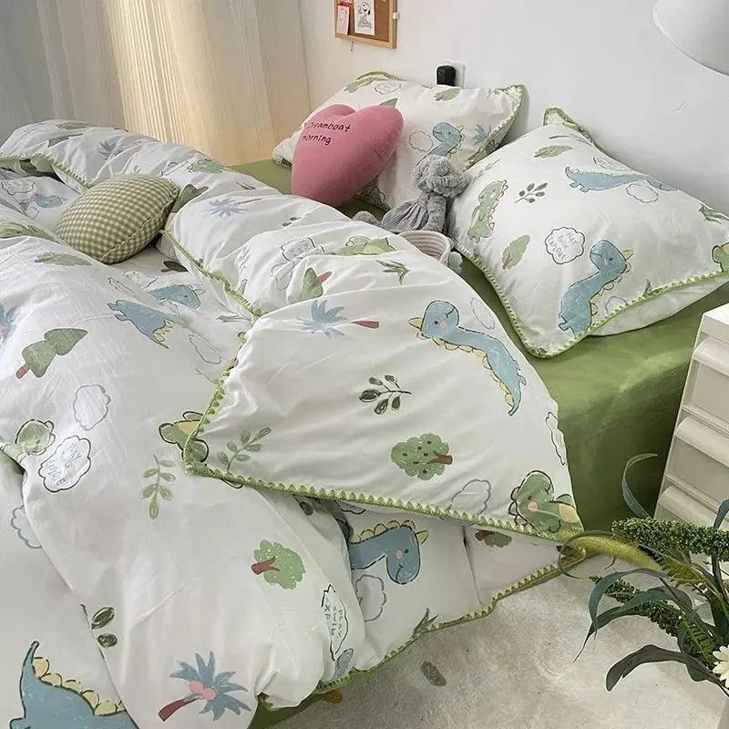 Girls Soft Washed Cotton Bedding Set - Venus Trendy Fashion Online