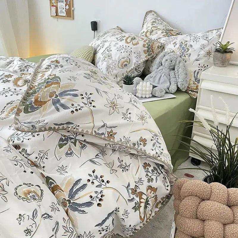 Girls Soft Washed Cotton Bedding Set - Venus Trendy Fashion Online