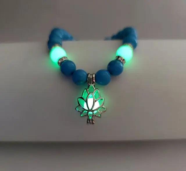 Glow In The Dark Natural Stone Bracelet - Venus Trendy Fashion Online