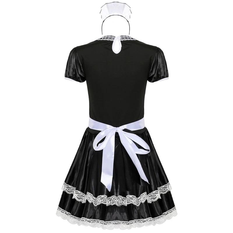 Fraulein France Cook Maid Costume Cosplay Party Dress - Venus Trendy Fashion Online