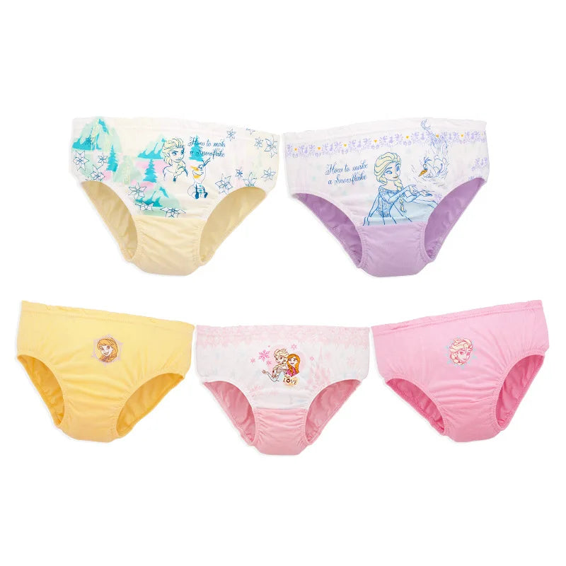 5Pcs/Box Cartoon Girls Underwear Panties For 1-14Y - Venus Trendy Fashion Online
