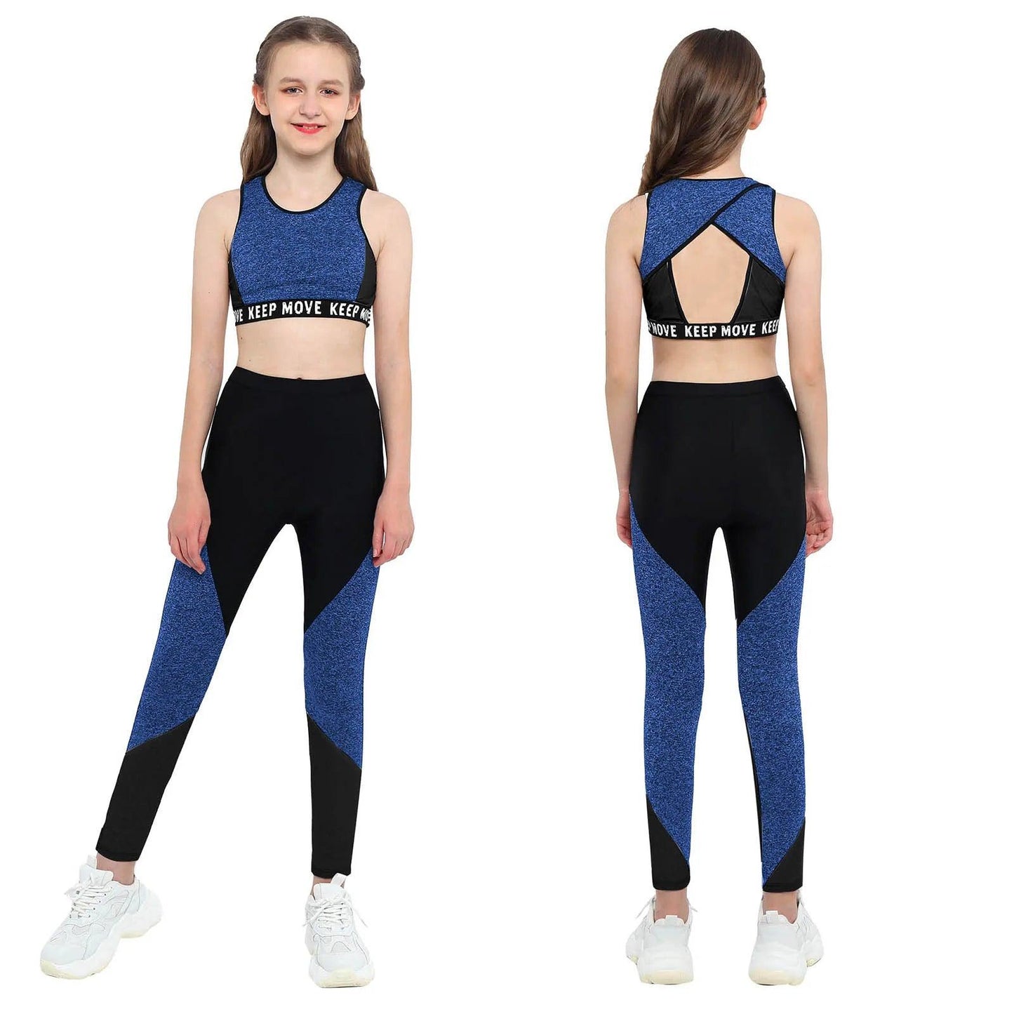 Kids Girls Sportswear Workout Gymnastics Outfits - Venus Trendy Fashion Online