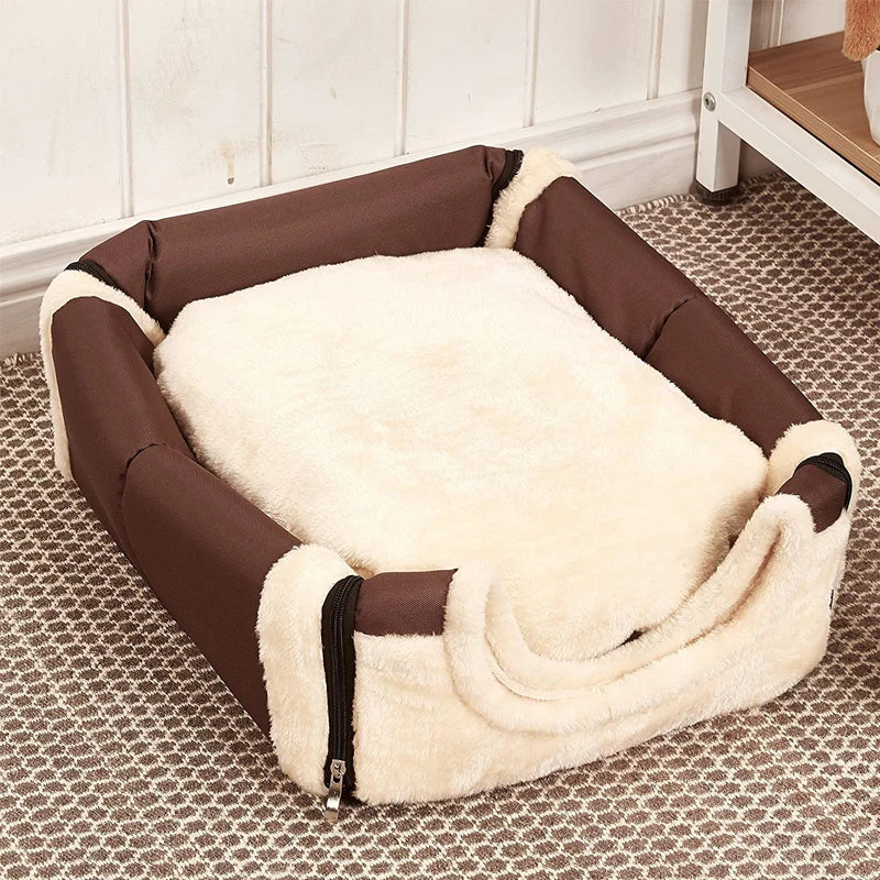 Soft Cozy Bed Warm House With Mat For Small Medium pets - Venus Trendy Fashion Online