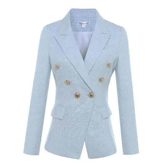 HIGH QUALITY Newest Blazer Women's Long Sleeve Jacket - Venus Trendy Fashion Online