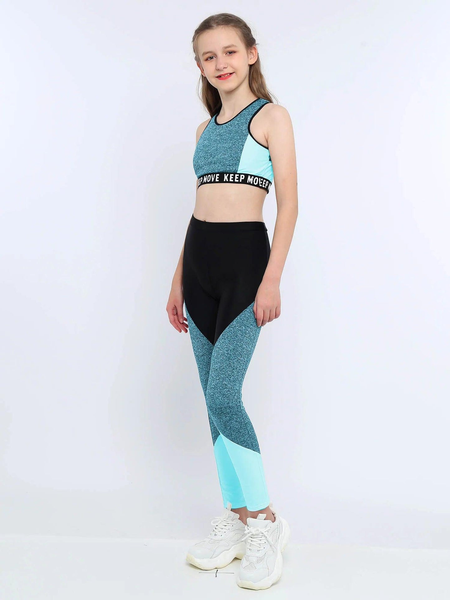 Kids Girls Sportswear Workout Gymnastics Outfits - Venus Trendy Fashion Online