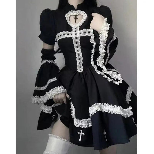 Harajuku Maid Kawaii Lolita Dress - Venus Trendy Fashion Online