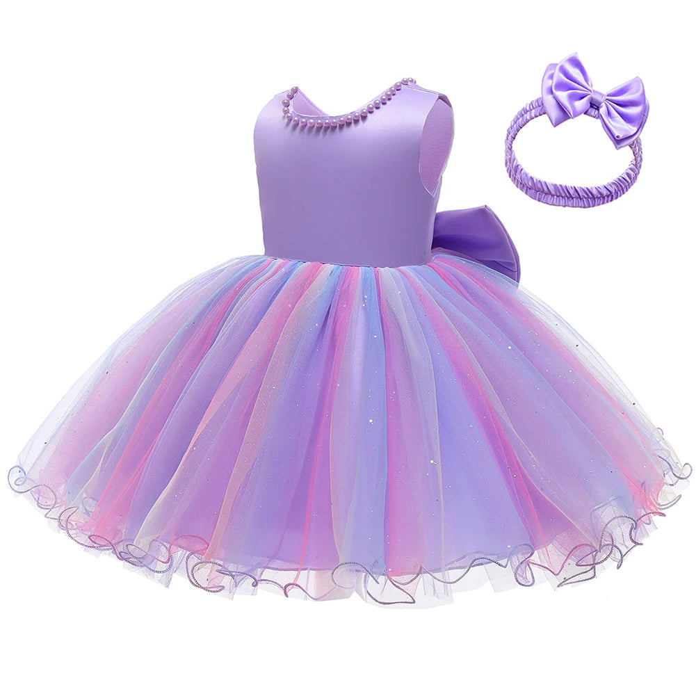 New Elegant Girls Baby Party Dress