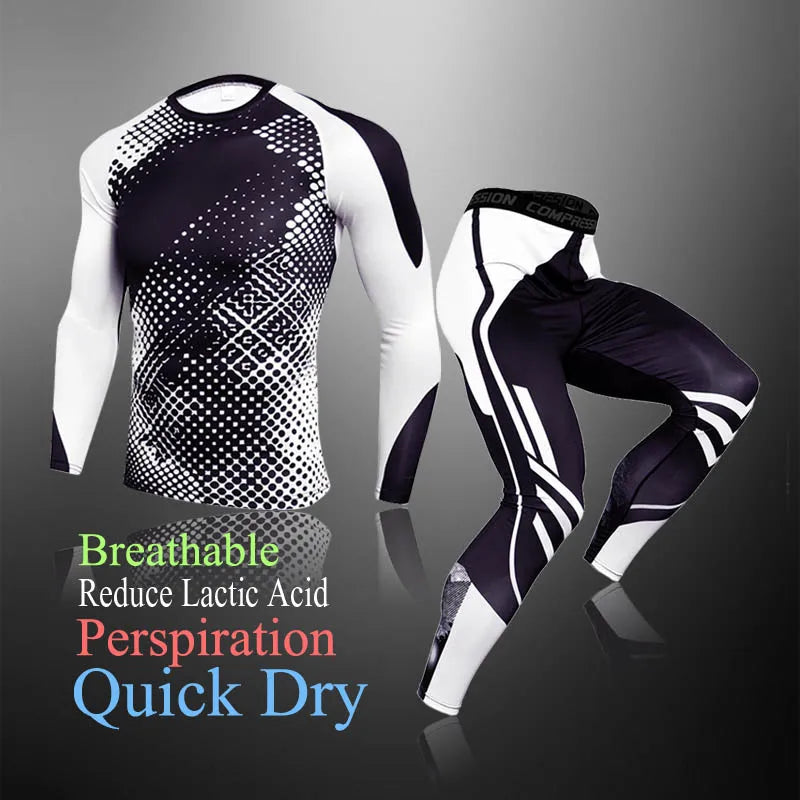 Men's Workout Sports Suit 3 Pcs Set - Venus Trendy Fashion Online