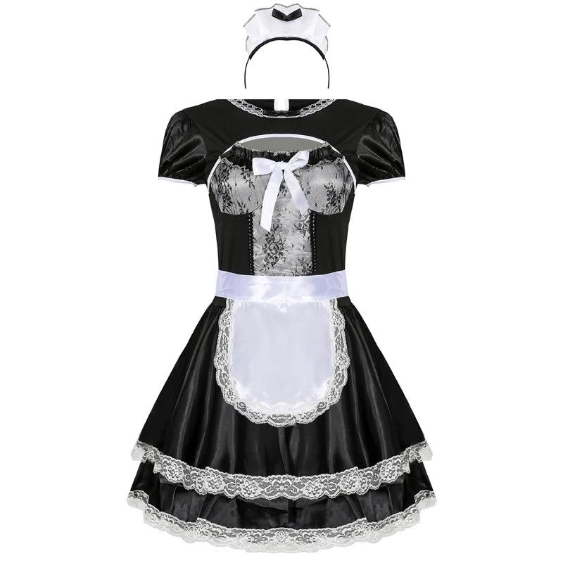 Fraulein France Cook Maid Costume Cosplay Party Dress - Venus Trendy Fashion Online