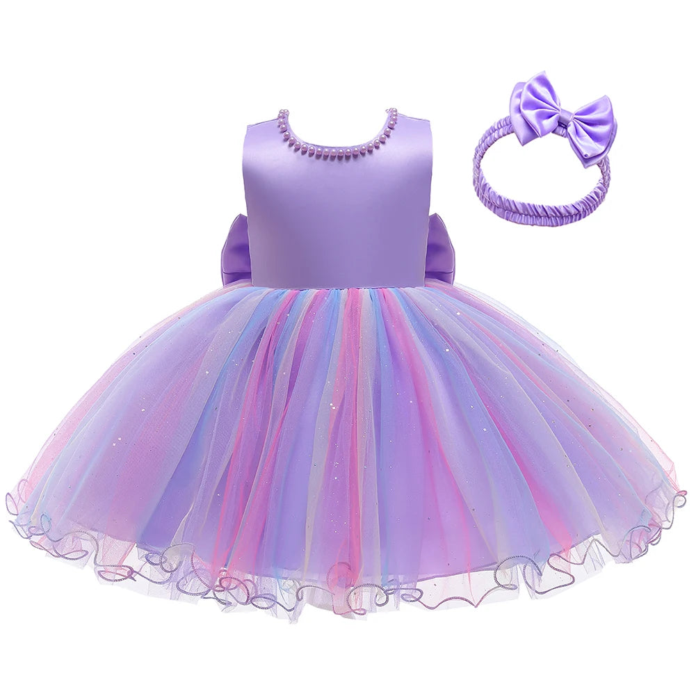 New Elegant Girls Baby Party Dress