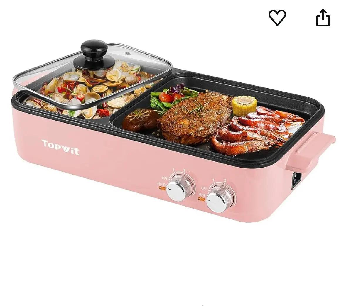 Hot Pot with Grill for Steak - Venus Trendy Fashion Online