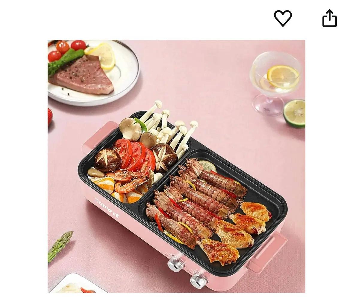 Hot Pot with Grill for Steak - Venus Trendy Fashion Online