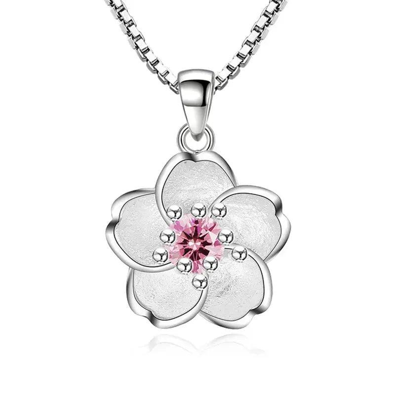 Cherry Blossoms Necklace for Gift - Venus Trendy Fashion Online